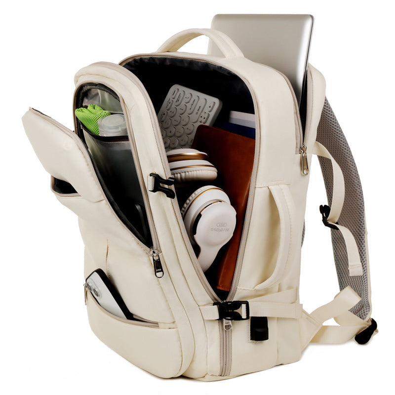 Esme – Sac à dos grande capacité avec multiples poches et fermetures éclair