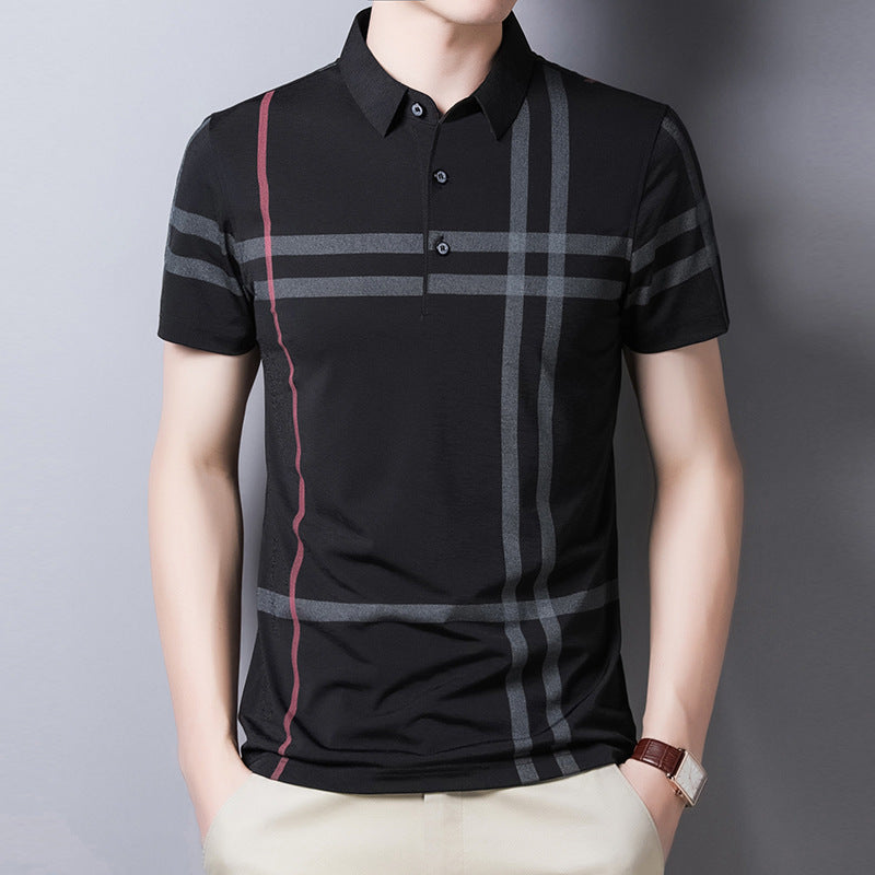 Wesley – Polo d'été pour hommes avec motif à rayures