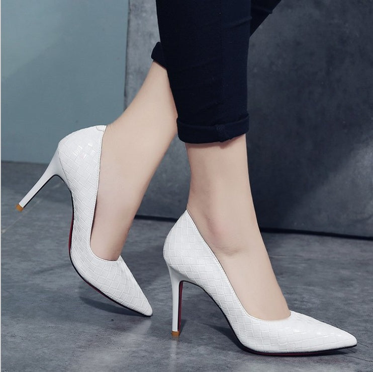 Samantha – Chaussures à Talons avec Motif Floral