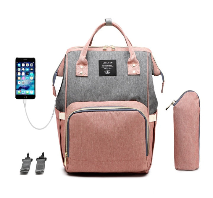 Carly – Sac à langer grande capacité pour mamans au design élégant
