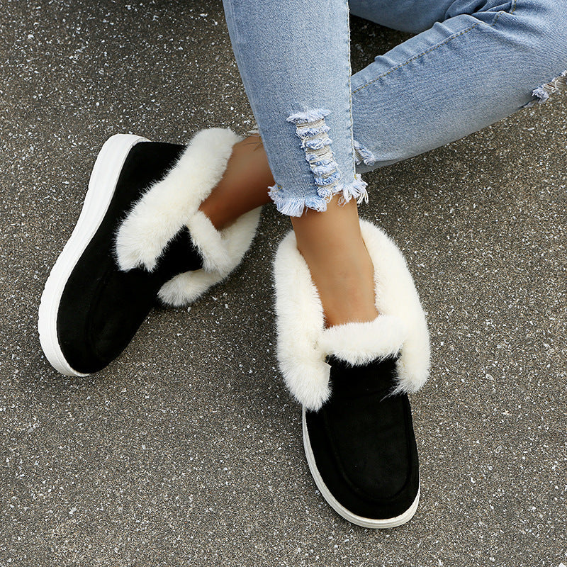 Marion – Bottes d'hiver chaudes avec doublure en peluche pour femmes