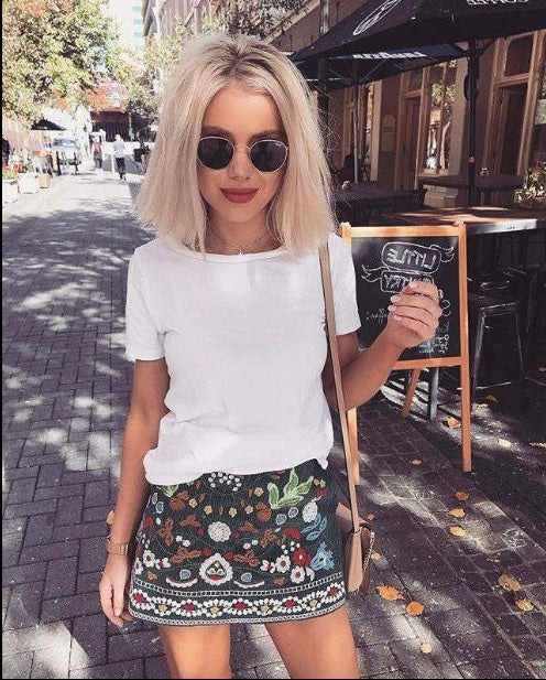 Shannon – Jupe Imprimée Style Tutu pour Femme