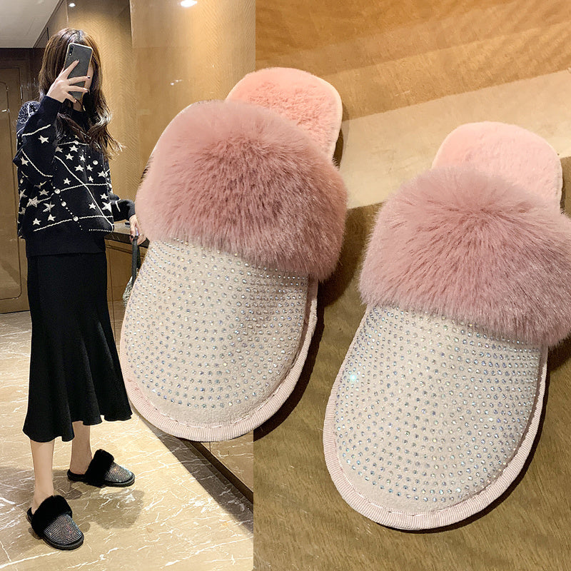 Claire – Sandales plates pour femmes avec strass