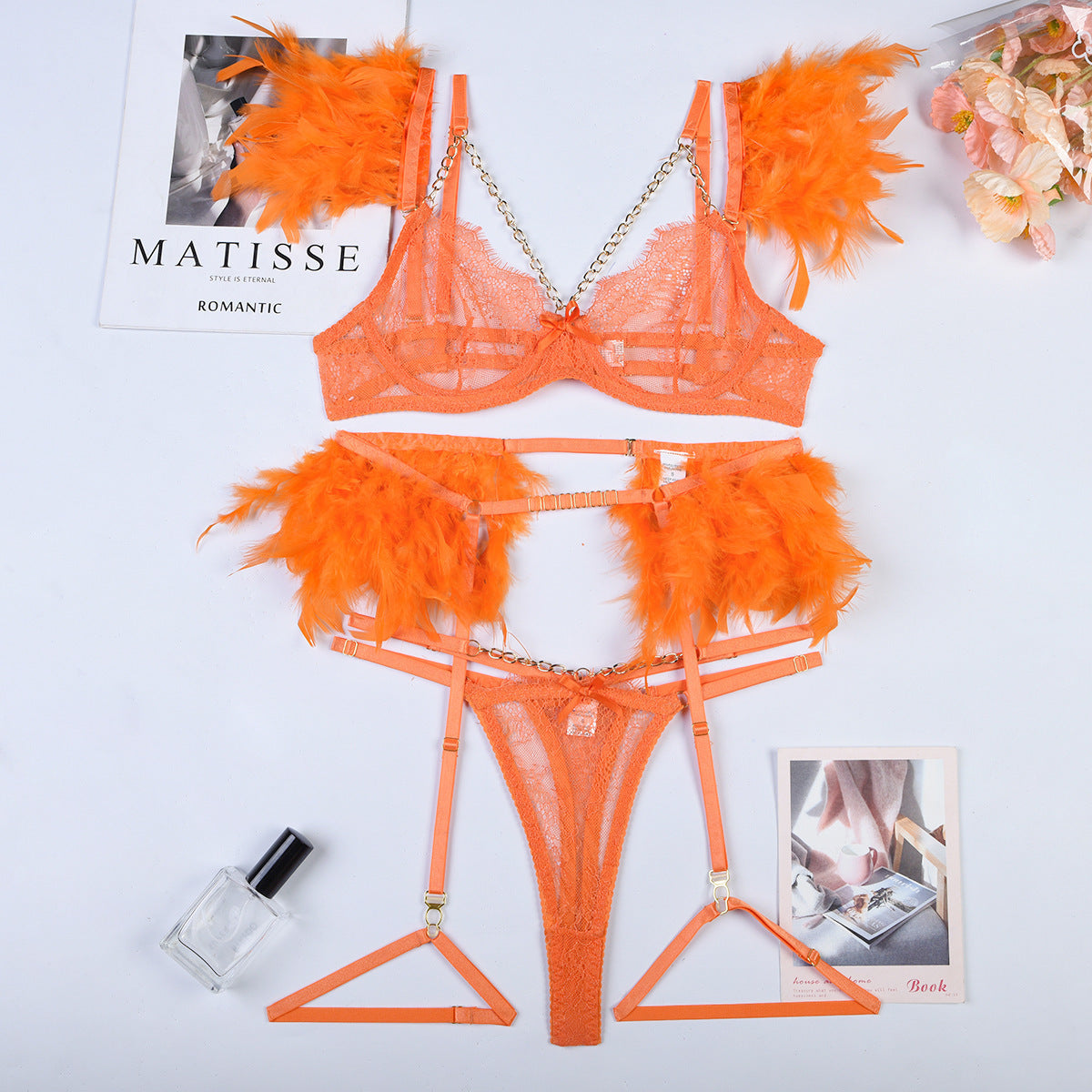 Anne – Ensemble de lingerie en dentelle séduisante pour femmes