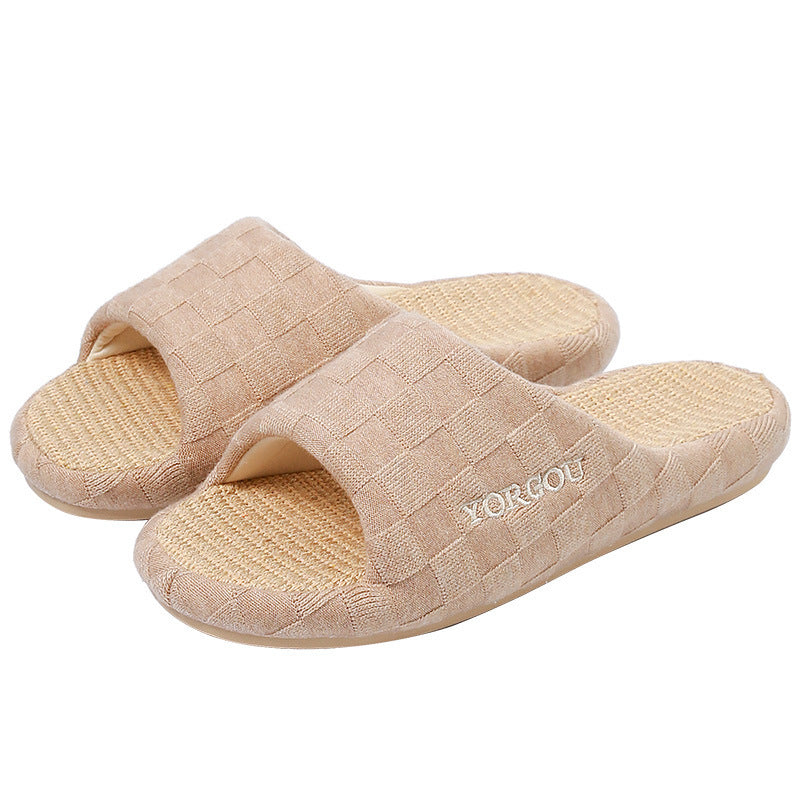 Barbara – Pantoufles en Lin pour Femme