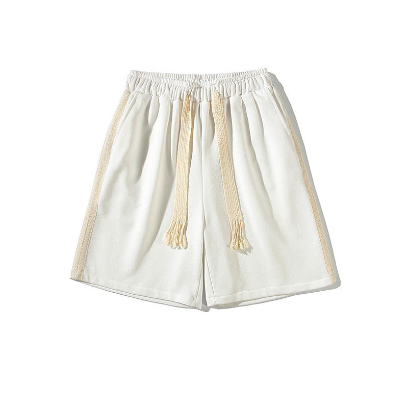 William – Weite Herren-Shorts mit gewebtem Seil
