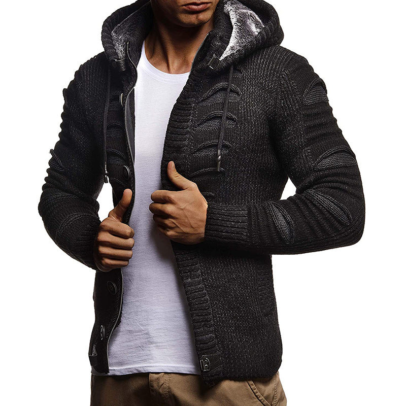 Richard – Veste à Capuche en Tricot pour Hommes
