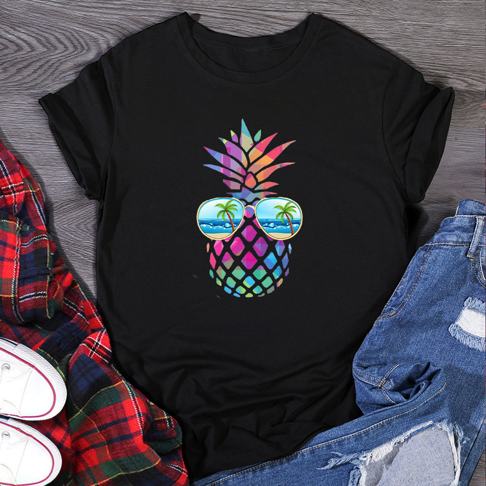 Lucy – T-shirt pour femmes avec design d'ananas yeux