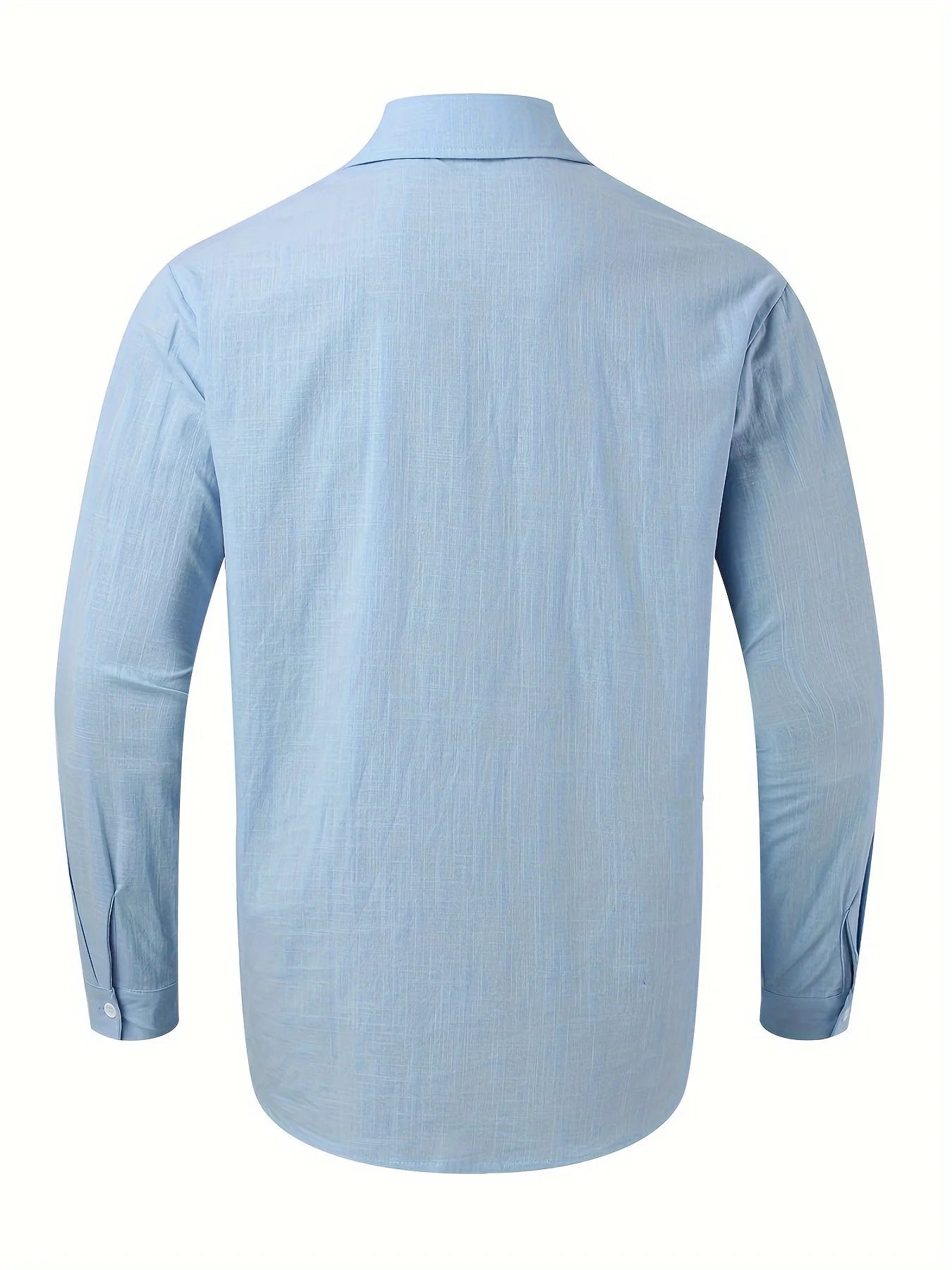 Steven – Chemise à manches longues pour homme avec poches et revers pour automne et hiver