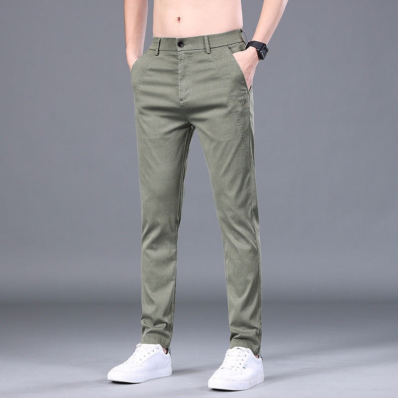Jacob – Pantalon Slim Fit en Tencel pour Hommes