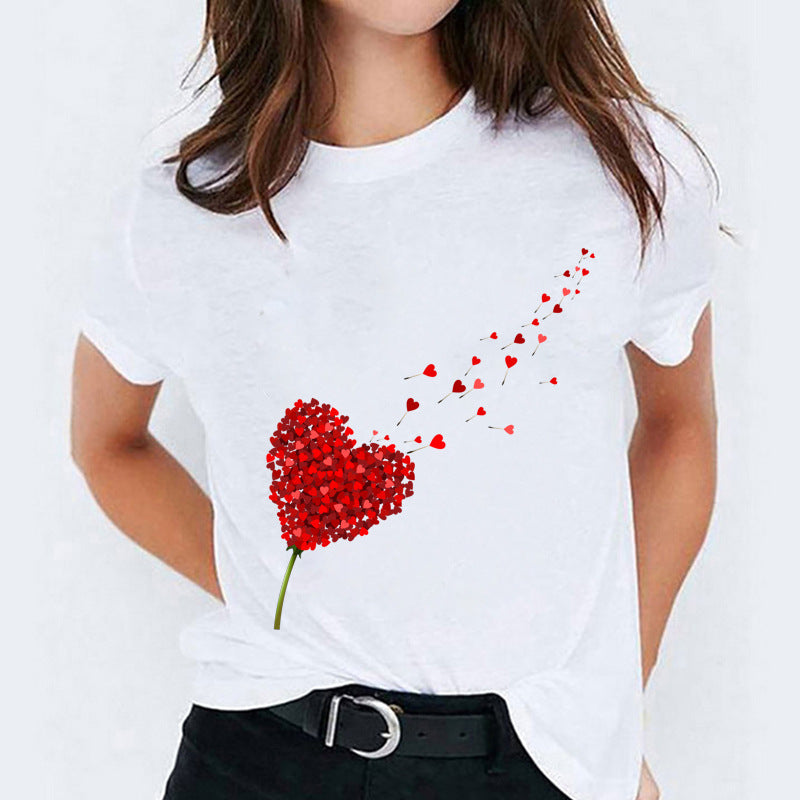 Mandy – T-shirt à Manches Courtes avec Motif Cartoon
