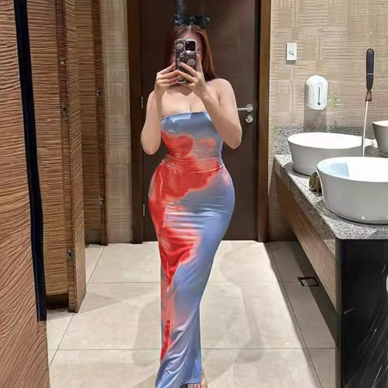 Sophia – Robe d'été longue avec fentes sexy pour fêtes et plage