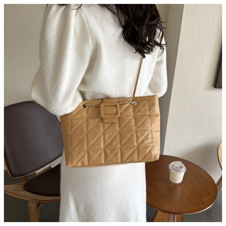 Jane – Sac à bandoulière élégant avec motif matelassé et chaîne
