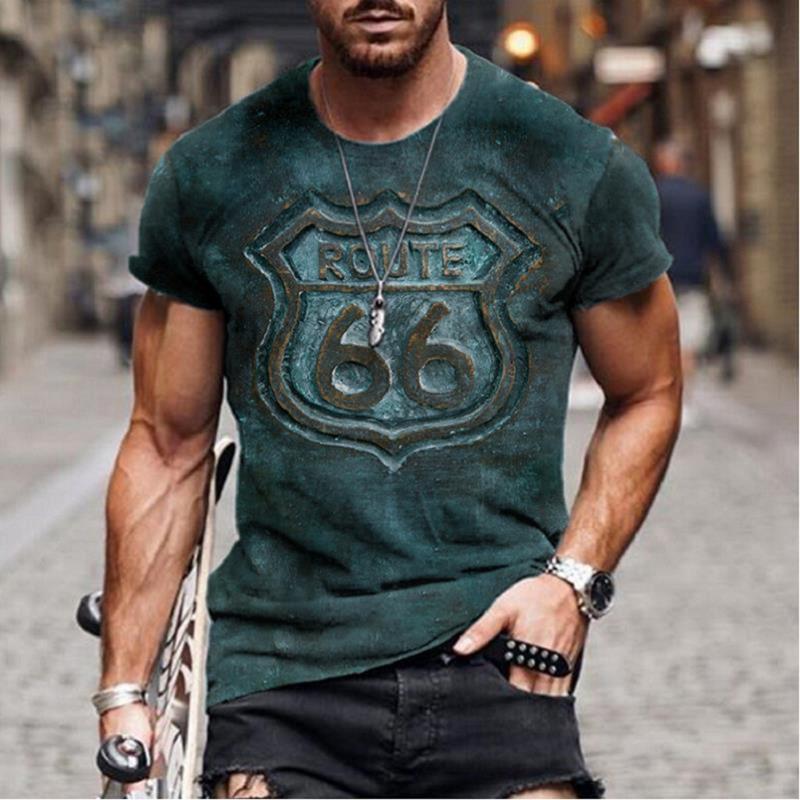 Vincent – T-shirt rétro oversize à manches courtes pour homme