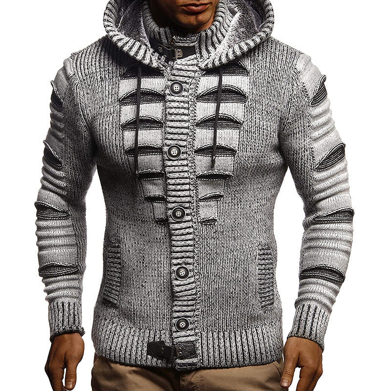Richard – Veste à Capuche en Tricot pour Hommes