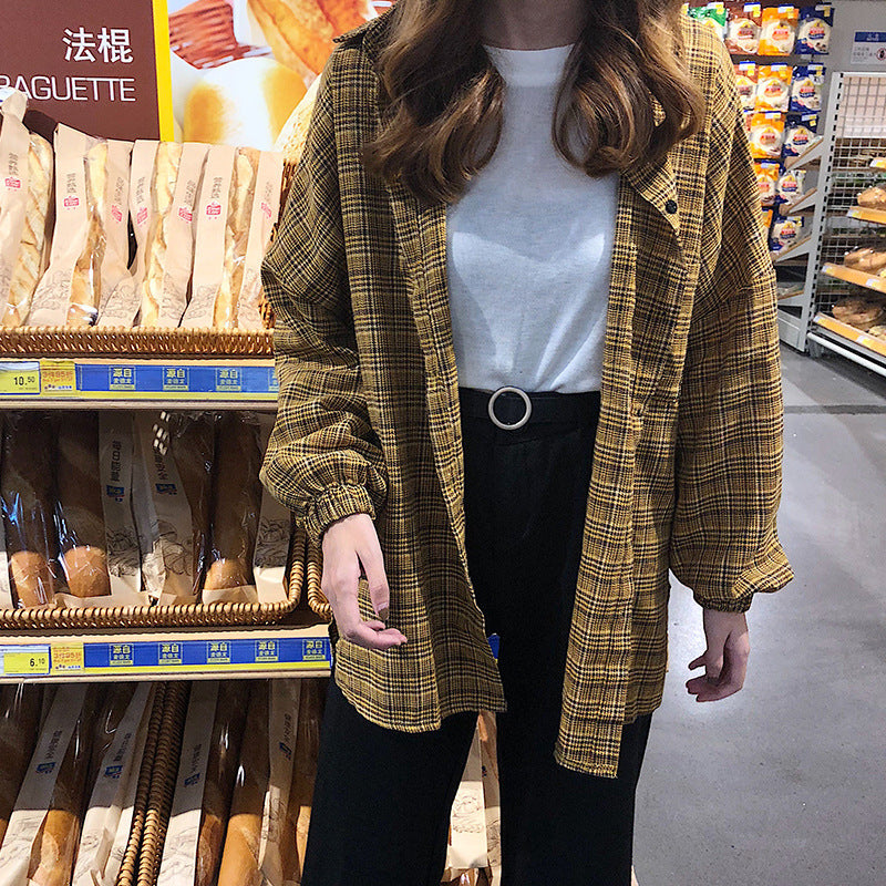 Linda – Blouse à Carreaux