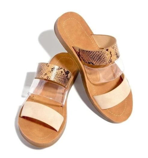Megan – Chaussures à motif serpent
