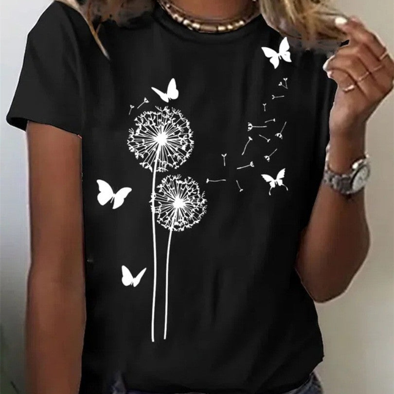 Emma – T-shirt imprimé pour femme en style décontracté