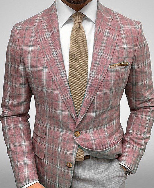Felix – Blazer Rayé pour Homme en Coupe Slim