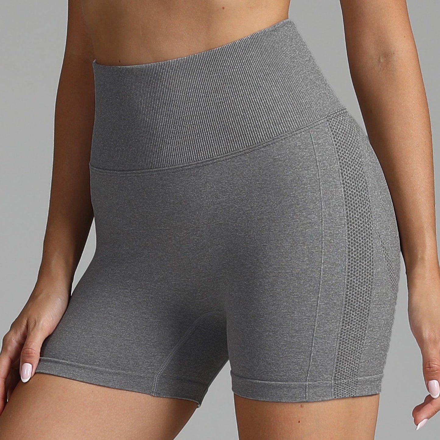 Amanda – Shorts de Yoga Sans Couture pour Femmes avec Taille Haute et Design Gainant