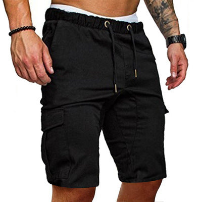 Dean – Enge Elastische Herren-Cropped-Shorts