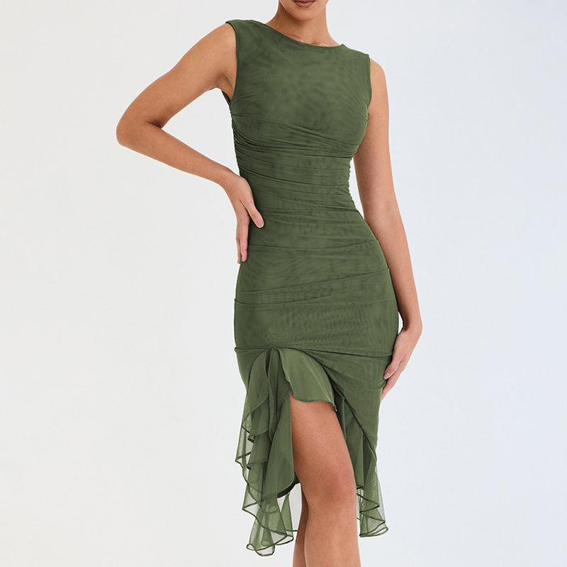 Amy – Robe de soirée sans manches ajustée