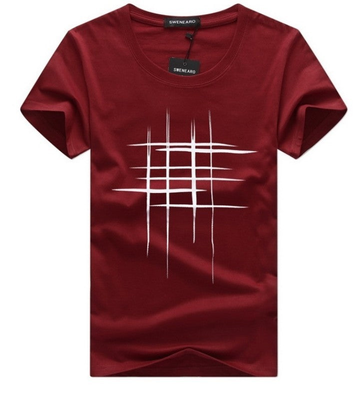 Leon – T-shirt en coton de qualité avec manches courtes