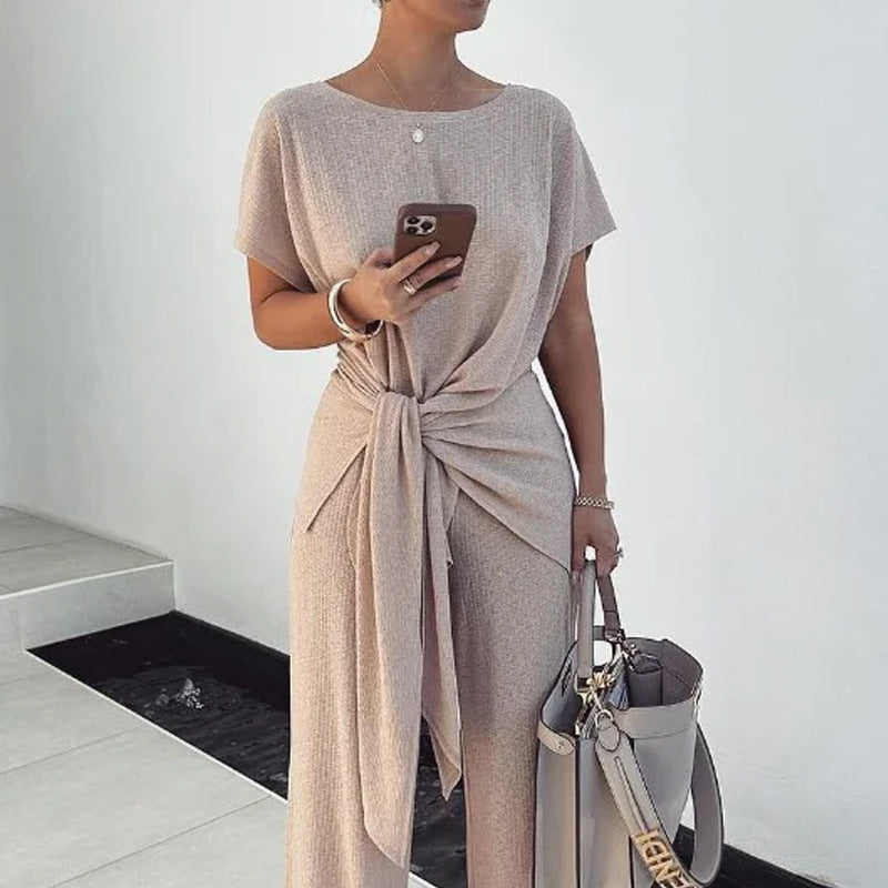 Natasha – Pantalon Élégant et Mode avec Lacets
