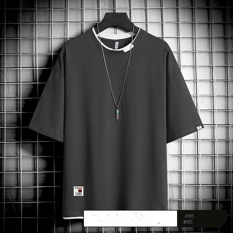 Donald – T-shirt ample style Hong Kong pour homme
