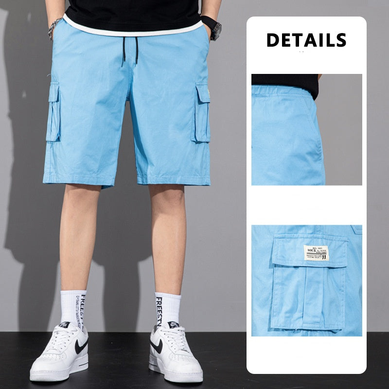 Chris – Legere Cargo-Shorts mit Kordelzug und mehreren Taschen