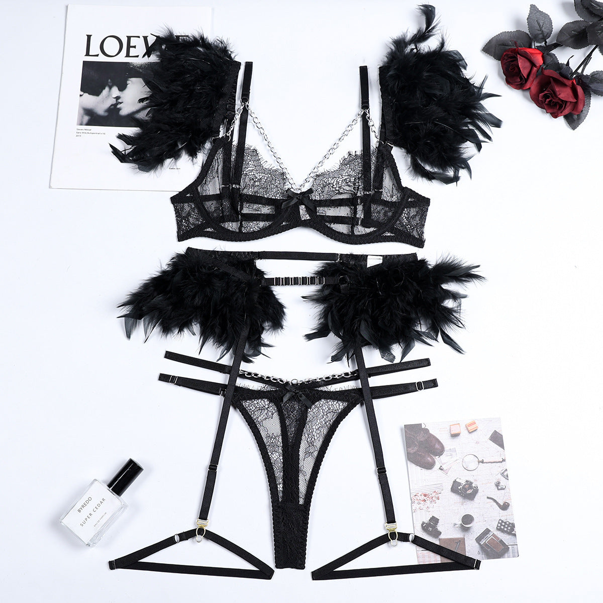 Anne – Ensemble de lingerie en dentelle séduisante pour femmes