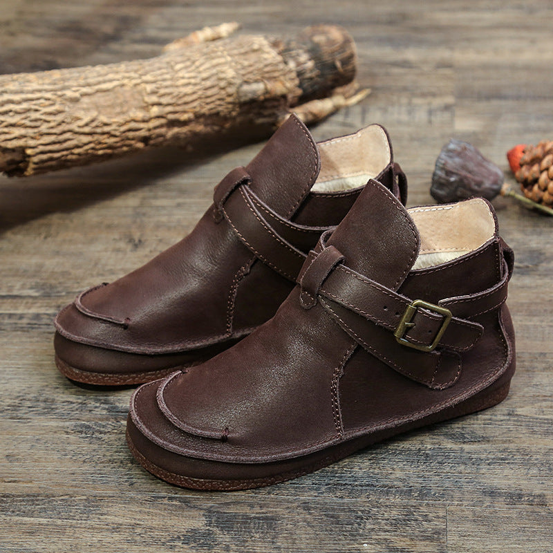 Rachel – Bottes Martin Rétro en Cuir Vegan