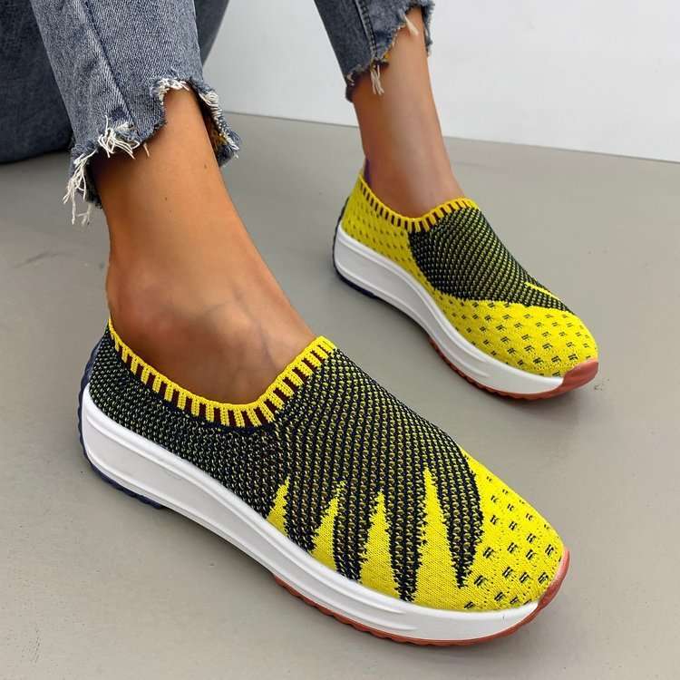 Alison – Baskets Flyknit Respirantes avec Talon Compensé