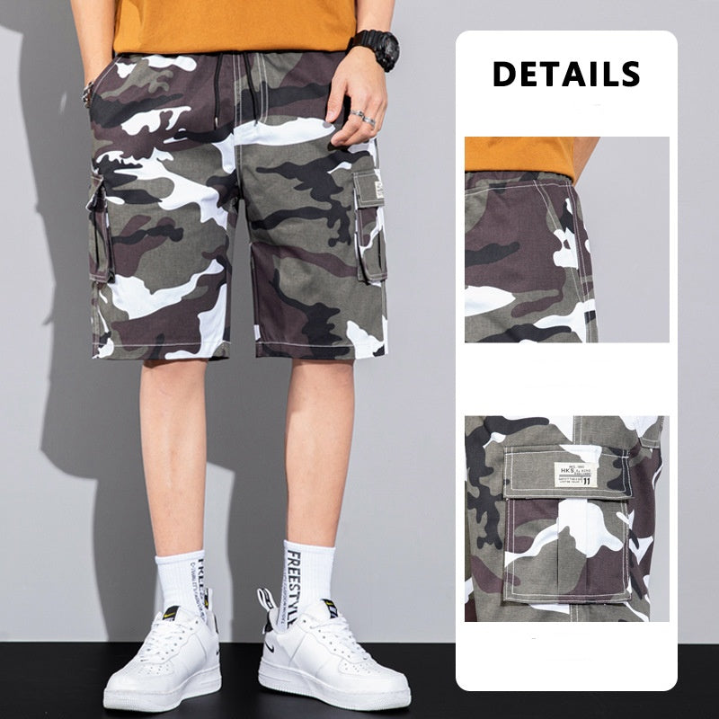 Chris – Legere Cargo-Shorts mit Kordelzug und mehreren Taschen