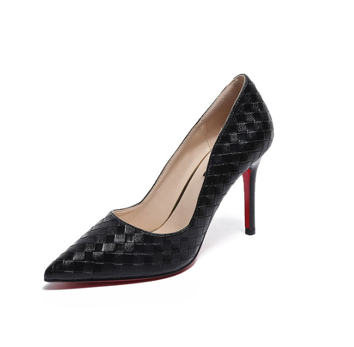 Samantha – Chaussures à Talons avec Motif Floral