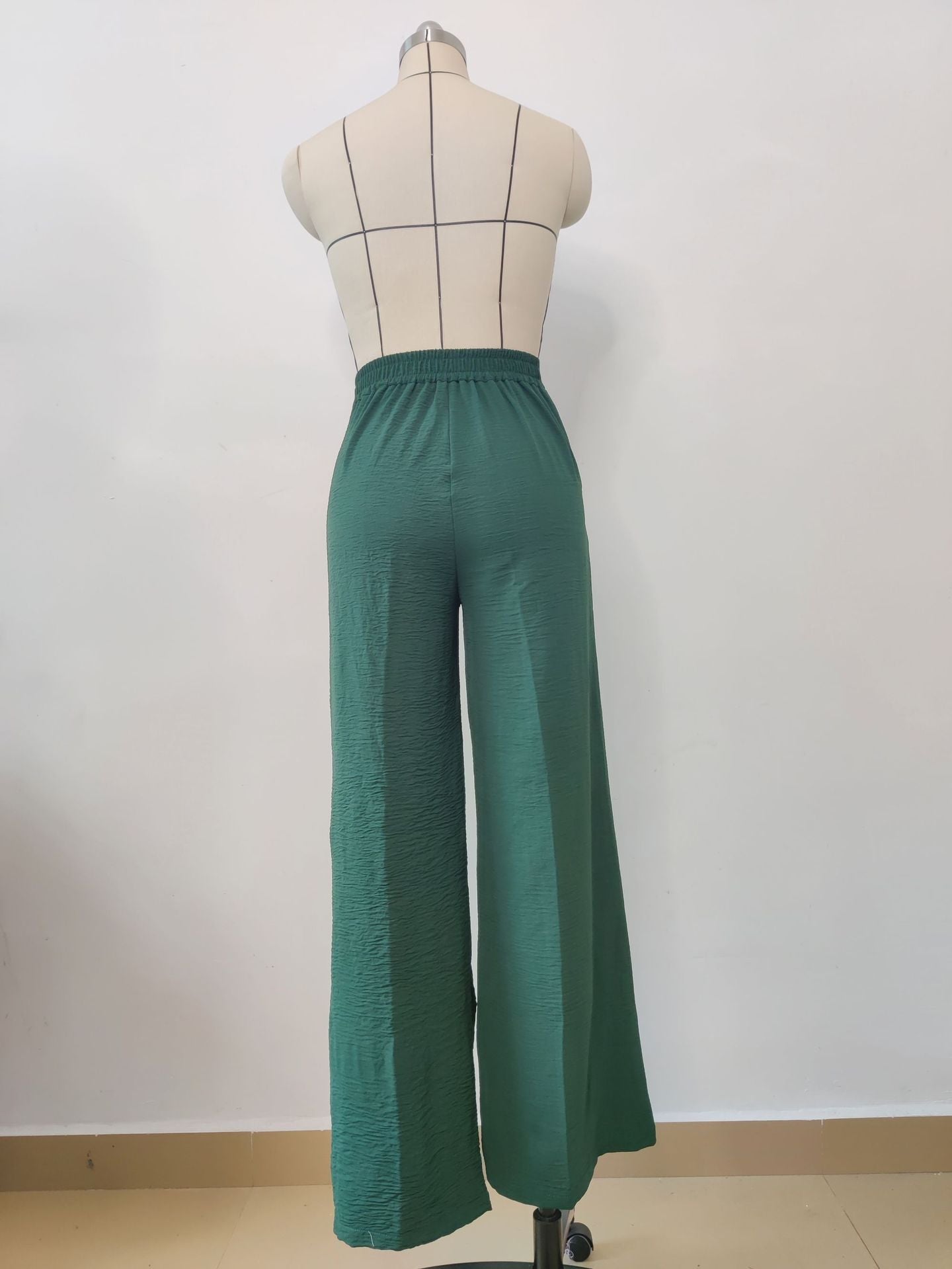 Alice – Pantalon Bouffant Léger à Jambes Larges avec Plis