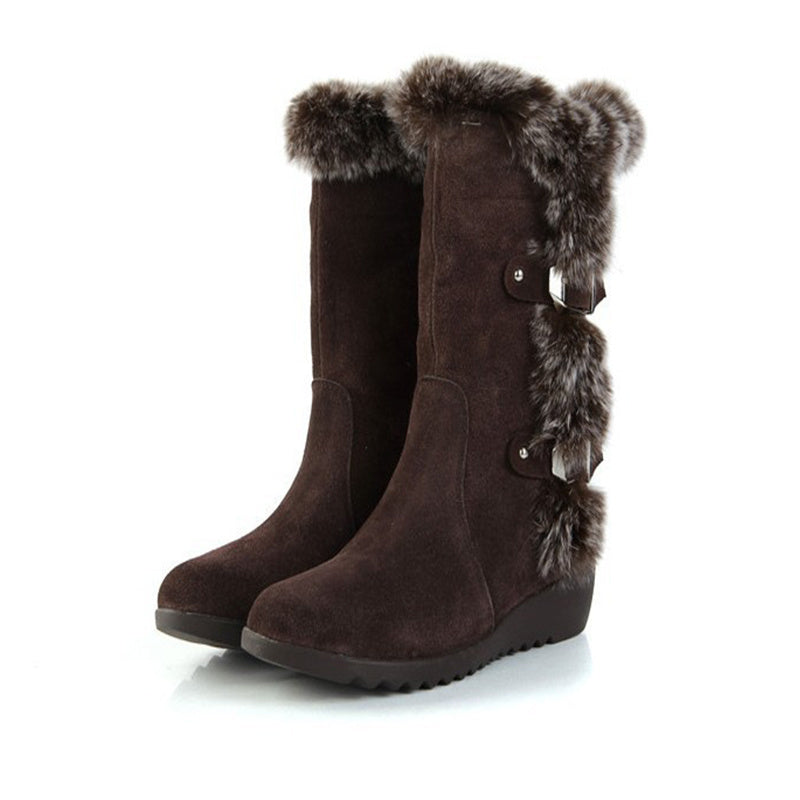 Karen – Bottes d'Hiver Confortables pour Femmes en Cuir Vegan Haut de Gamme