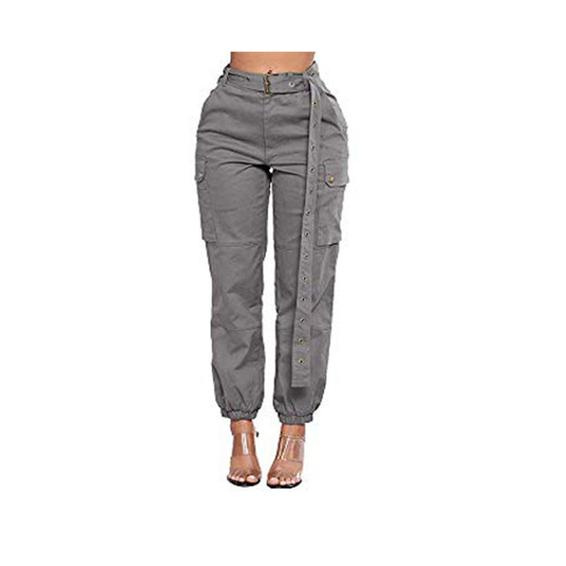 Linda – Pantalon Harem Femme avec Bretelles