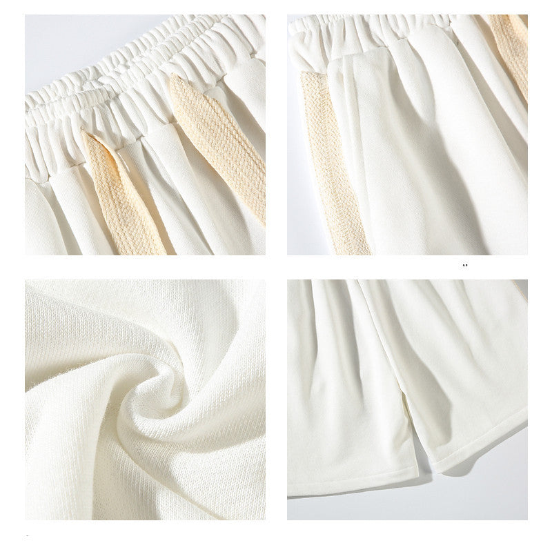 William – Weite Herren-Shorts mit gewebtem Seil