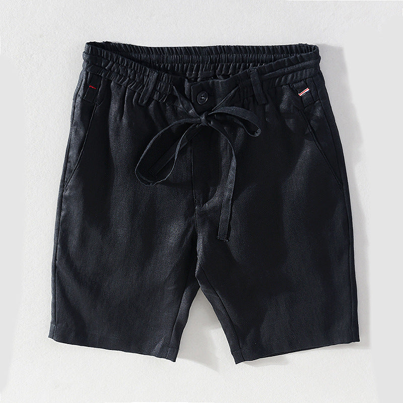 Steve – Gerade Herren-Shorts aus bequemem Leinen