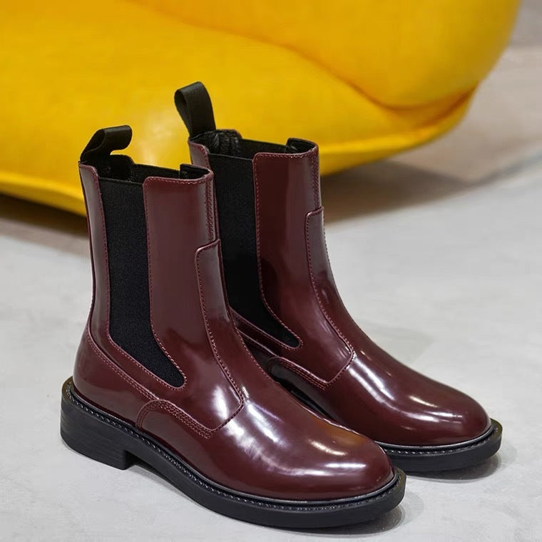 Abigail – Bottines britanniques en cuir vegan
