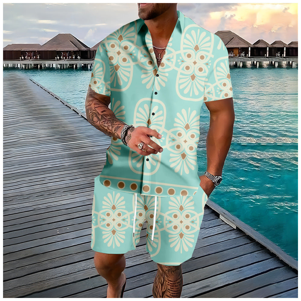 Neville – Costume Short Manches Courtes Imprimé 3D