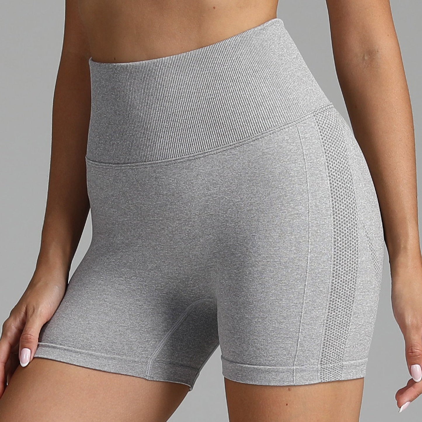 Amanda – Shorts de Yoga Sans Couture pour Femmes avec Taille Haute et Design Gainant