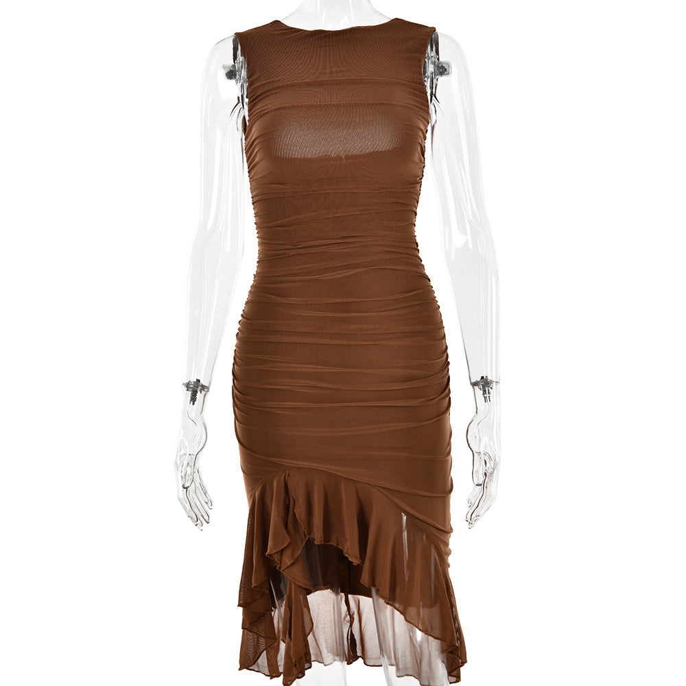 Amy – Robe de soirée sans manches ajustée