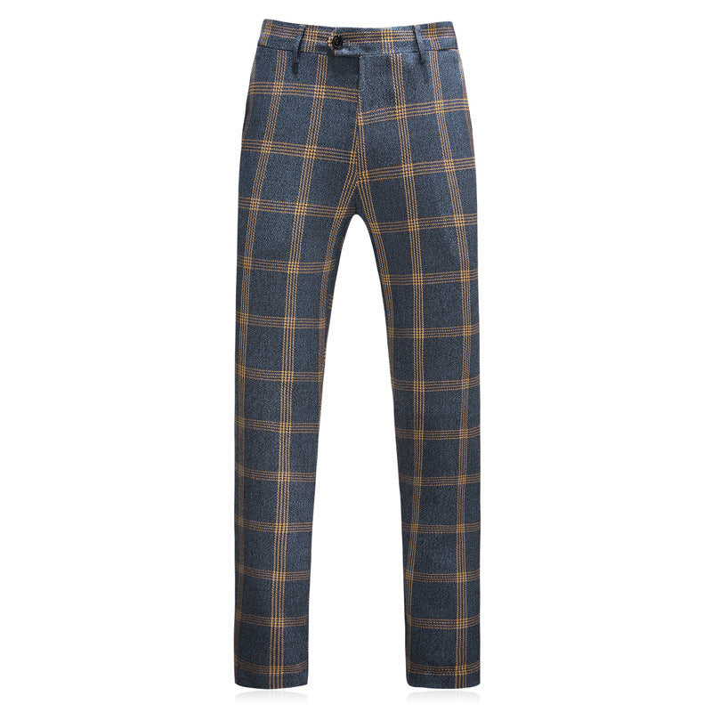Hugh – Costume Élégant à Carreaux