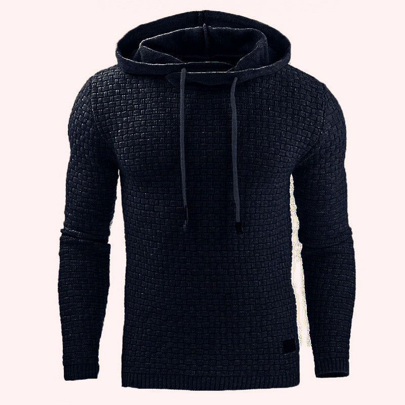 Stan – Sweatshirt à Capuche Jacquard pour Hommes