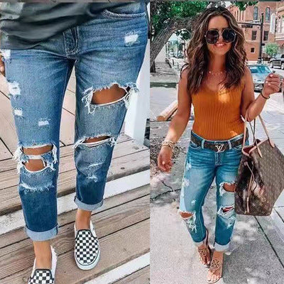 Sarah – Jeans Déchirées pour Femme