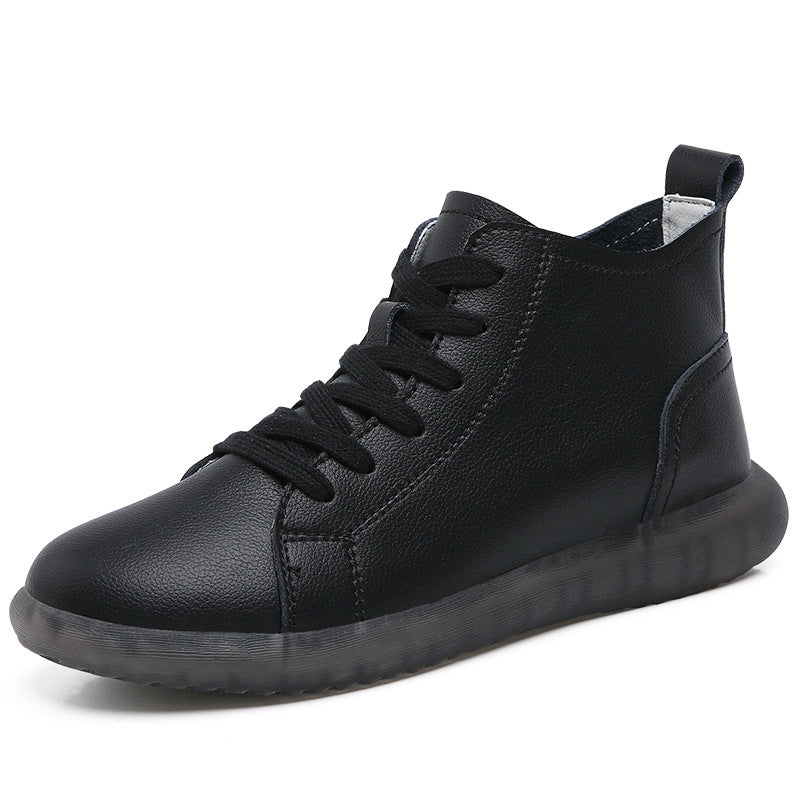 Emma – Bottines plates pour femmes en cuir vegan