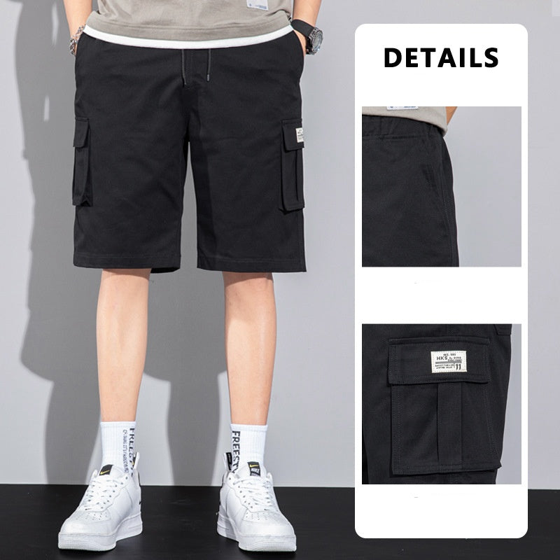 Chris – Legere Cargo-Shorts mit Kordelzug und mehreren Taschen