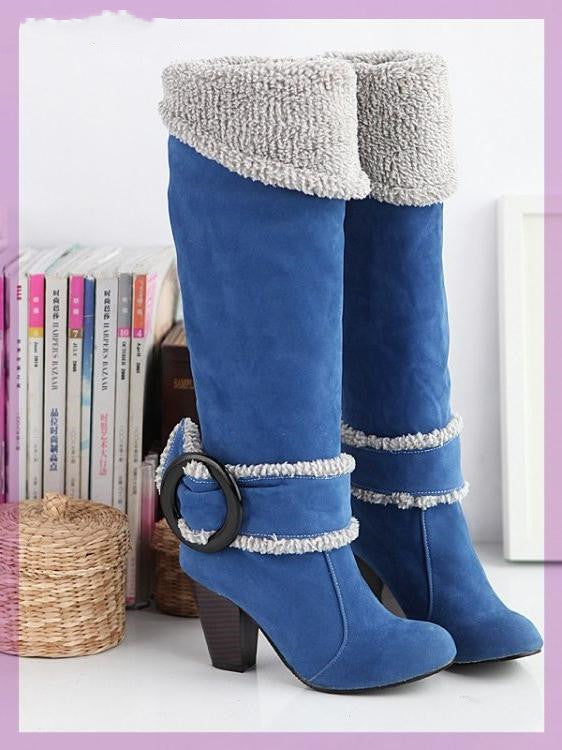 Tanya – Bottes hautes pour femmes à talon jusqu'au genou